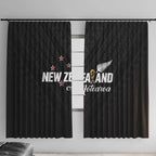 Football New Zealand Window Curtain Aotearoa United Black Version - Aussie Hoodie