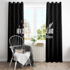 Football New Zealand Window Curtain Aotearoa United Black Version - Aussie Hoodie