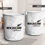 Football New Zealand Laundry Basket Aotearoa United White Version - Aussie Hoodie