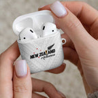 Football New Zealand AirPods Case Aotearoa United White Version - Aussie Hoodie