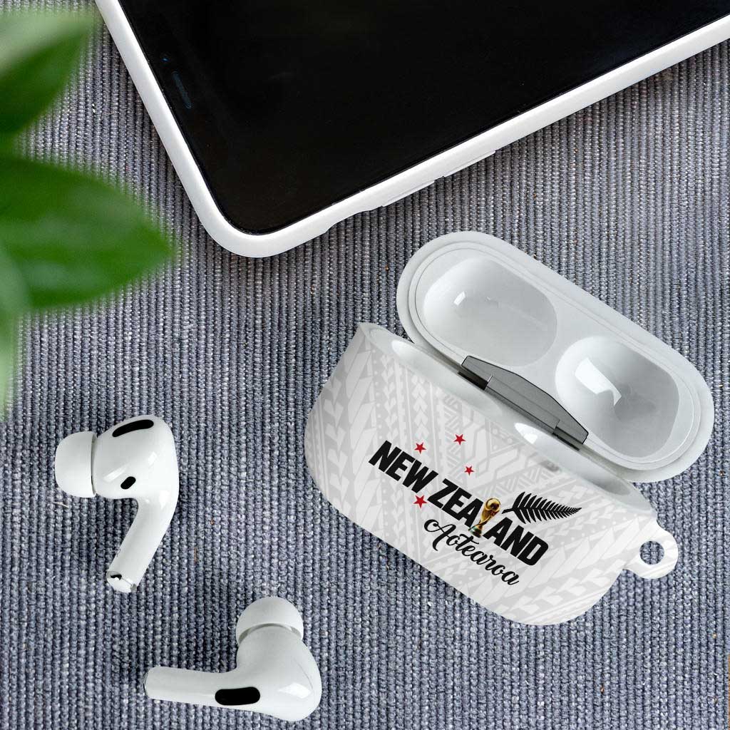 Football New Zealand AirPods Case Aotearoa United White Version - Aussie Hoodie