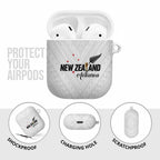 Football New Zealand AirPods Case Aotearoa United White Version - Aussie Hoodie