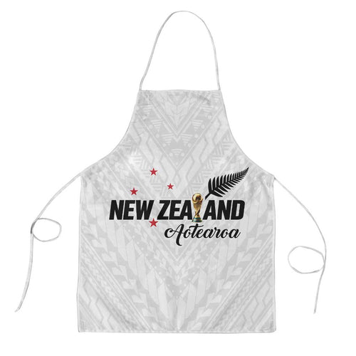 Football New Zealand Apron Aotearoa United White Version - Aussie Hoodie