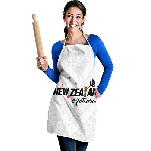 Football New Zealand Apron Aotearoa United White Version - Aussie Hoodie