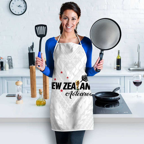 Football New Zealand Apron Aotearoa United White Version - Aussie Hoodie