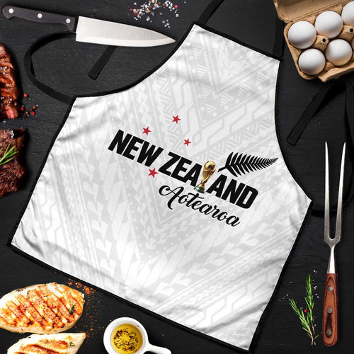 Football New Zealand Apron Aotearoa United White Version - Aussie Hoodie