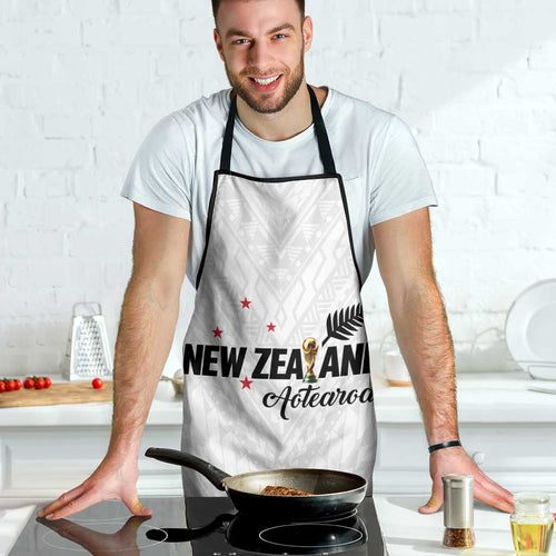 Football New Zealand Apron Aotearoa United White Version - Aussie Hoodie