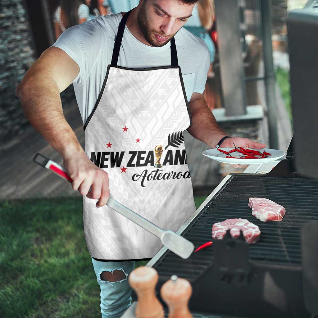 Football New Zealand Apron Aotearoa United White Version - Aussie Hoodie