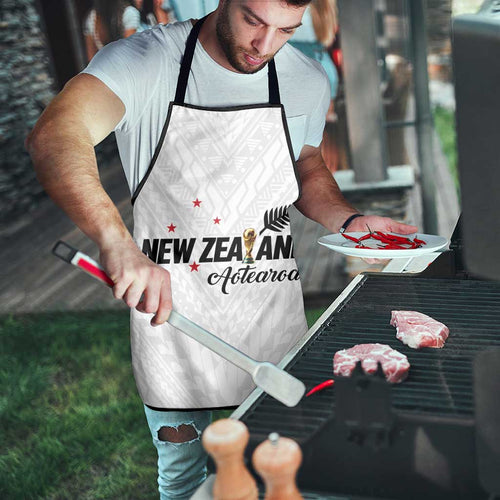 Football New Zealand Apron Aotearoa United White Version - Aussie Hoodie