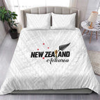 Football New Zealand Bedding Set Aotearoa United White Version - Aussie Hoodie