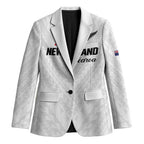 Custom Football New Zealand Blazer Aotearoa United White Version - Aussie Hoodie