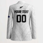 Custom Football New Zealand Blazer Aotearoa United White Version - Aussie Hoodie