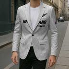 Custom Football New Zealand Blazer Aotearoa United White Version - Aussie Hoodie