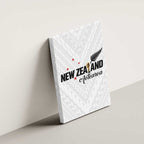 Football New Zealand Canvas Wall Art Aotearoa United White Version - Aussie Hoodie