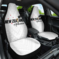 Football New Zealand Car Seat Cover Aotearoa United White Version - Aussie Hoodie
