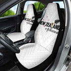 Football New Zealand Car Seat Cover Aotearoa United White Version - Aussie Hoodie