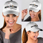 Football New Zealand Classic Cap Aotearoa United White Version - Aussie Hoodie