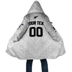 Custom Football New Zealand Cloak Aotearoa United White Version - Aussie Hoodie