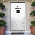 Custom Football New Zealand Door Cover Aotearoa United White Version - Aussie Hoodie