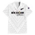 Custom Football New Zealand Family Matching Mermaid Dress and Hawaiian Shirt Aotearoa United White Version - Aussie Hoodie