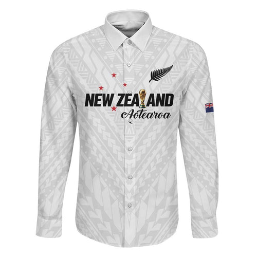 Custom Football New Zealand Family Matching Off Shoulder Maxi Dress and Hawaiian Shirt Aotearoa United White Version - Aussie Hoodie