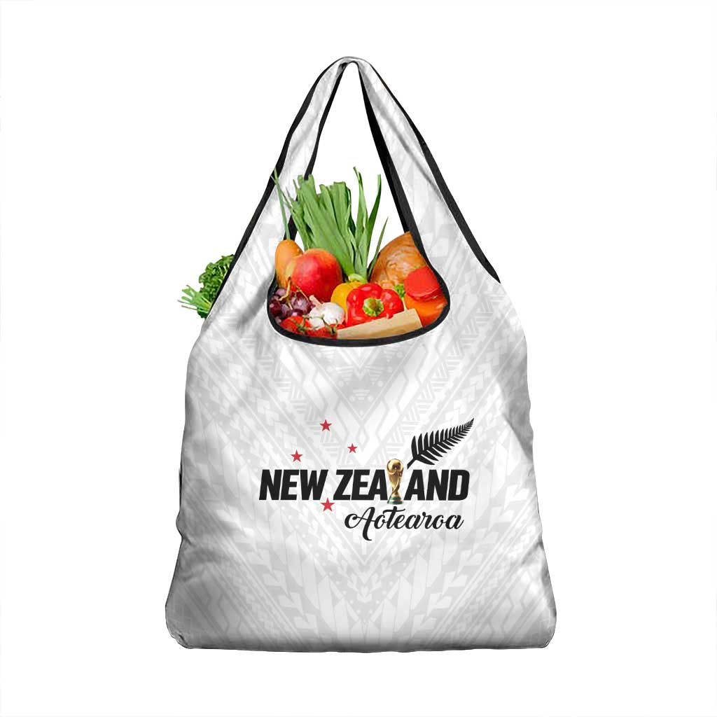 Football New Zealand Grocery Bag Aotearoa United White Version - Aussie Hoodie