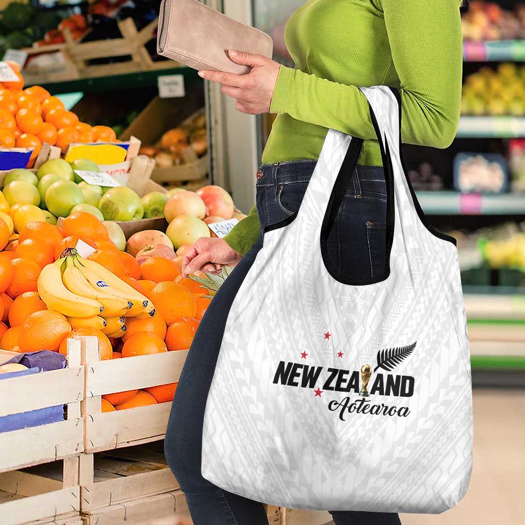 Football New Zealand Grocery Bag Aotearoa United White Version - Aussie Hoodie
