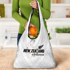 Football New Zealand Grocery Bag Aotearoa United White Version - Aussie Hoodie
