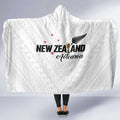 Football New Zealand Hooded Blanket Aotearoa United White Version - Aussie Hoodie