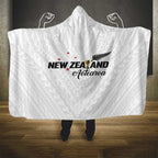 Football New Zealand Hooded Blanket Aotearoa United White Version - Aussie Hoodie