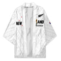 Custom Football New Zealand Kimono Aotearoa United White Version - Aussie Hoodie