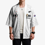 Custom Football New Zealand Kimono Aotearoa United White Version - Aussie Hoodie