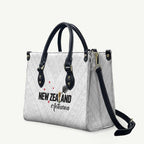 Football New Zealand Leather Bag Aotearoa United White Version - Aussie Hoodie