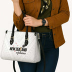 Football New Zealand Leather Bag Aotearoa United White Version - Aussie Hoodie
