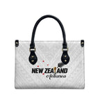 Football New Zealand Leather Bag Aotearoa United White Version - Aussie Hoodie