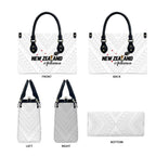 Football New Zealand Leather Bag Aotearoa United White Version - Aussie Hoodie
