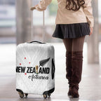 Football New Zealand Luggage Cover Aotearoa United White Version - Aussie Hoodie