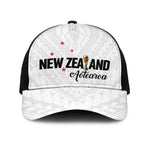 Football New Zealand Mesh Trucker Cap Aotearoa United White Version - Aussie Hoodie