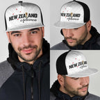 Football New Zealand Mesh Trucker Cap Aotearoa United White Version - Aussie Hoodie