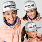 Football New Zealand Mesh Trucker Cap Aotearoa United White Version - Aussie Hoodie