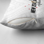 Football New Zealand Pillow Cover Aotearoa United White Version - Aussie Hoodie