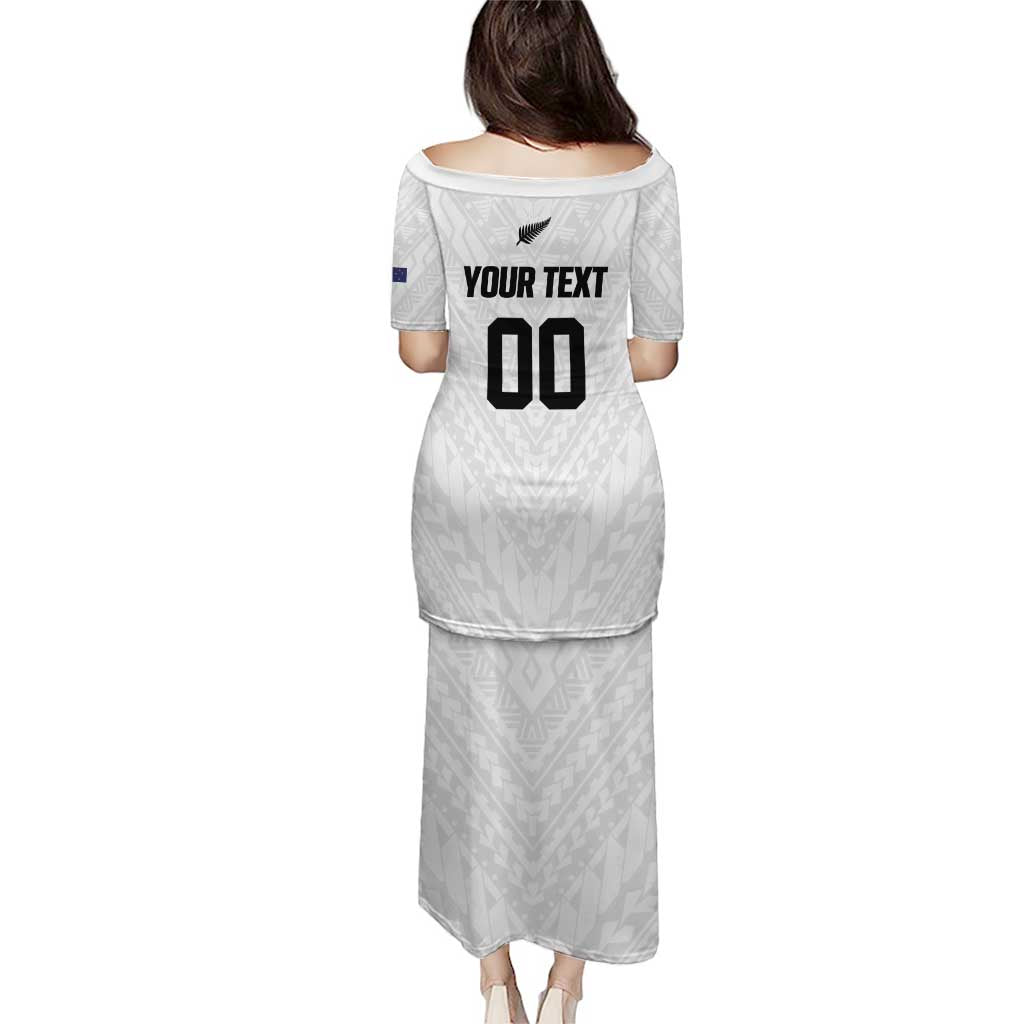 Custom Football New Zealand Puletasi Aotearoa United White Version - Aussie Hoodie