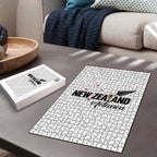 Football New Zealand Puzzle Aotearoa United White Version - Aussie Hoodie