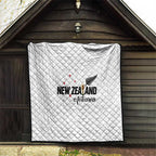 Football New Zealand Quilt Aotearoa United White Version - Aussie Hoodie