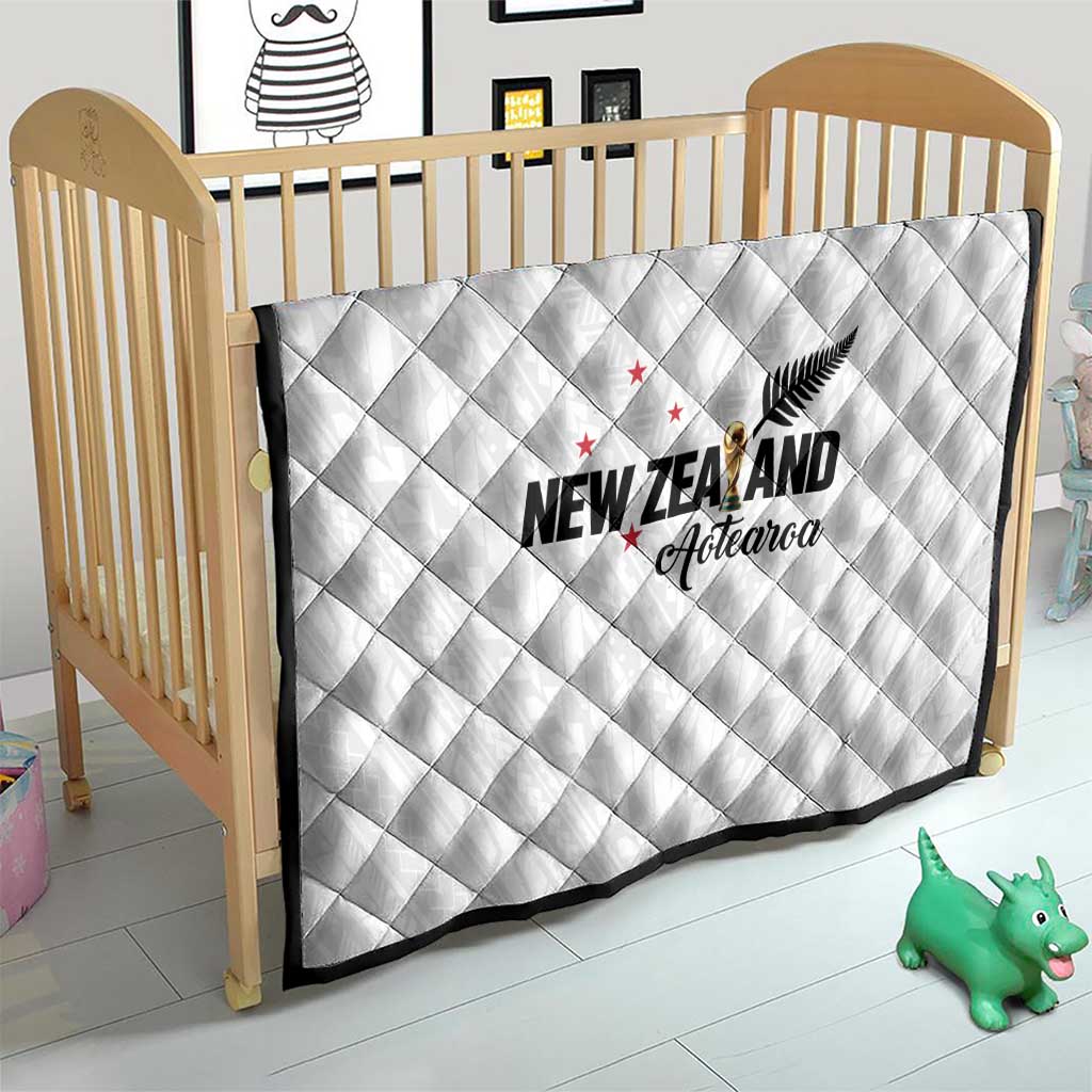 Football New Zealand Quilt Aotearoa United White Version - Aussie Hoodie