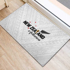 Football New Zealand Rubber Doormat Aotearoa United White Version - Aussie Hoodie