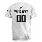 Custom Football New Zealand Rugby Jersey Aotearoa United White Version - Aussie Hoodie