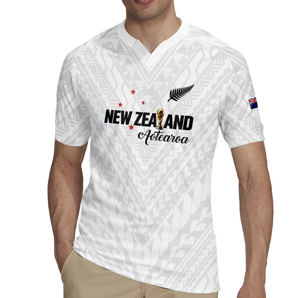 Custom Football New Zealand Rugby Jersey Aotearoa United White Version - Aussie Hoodie