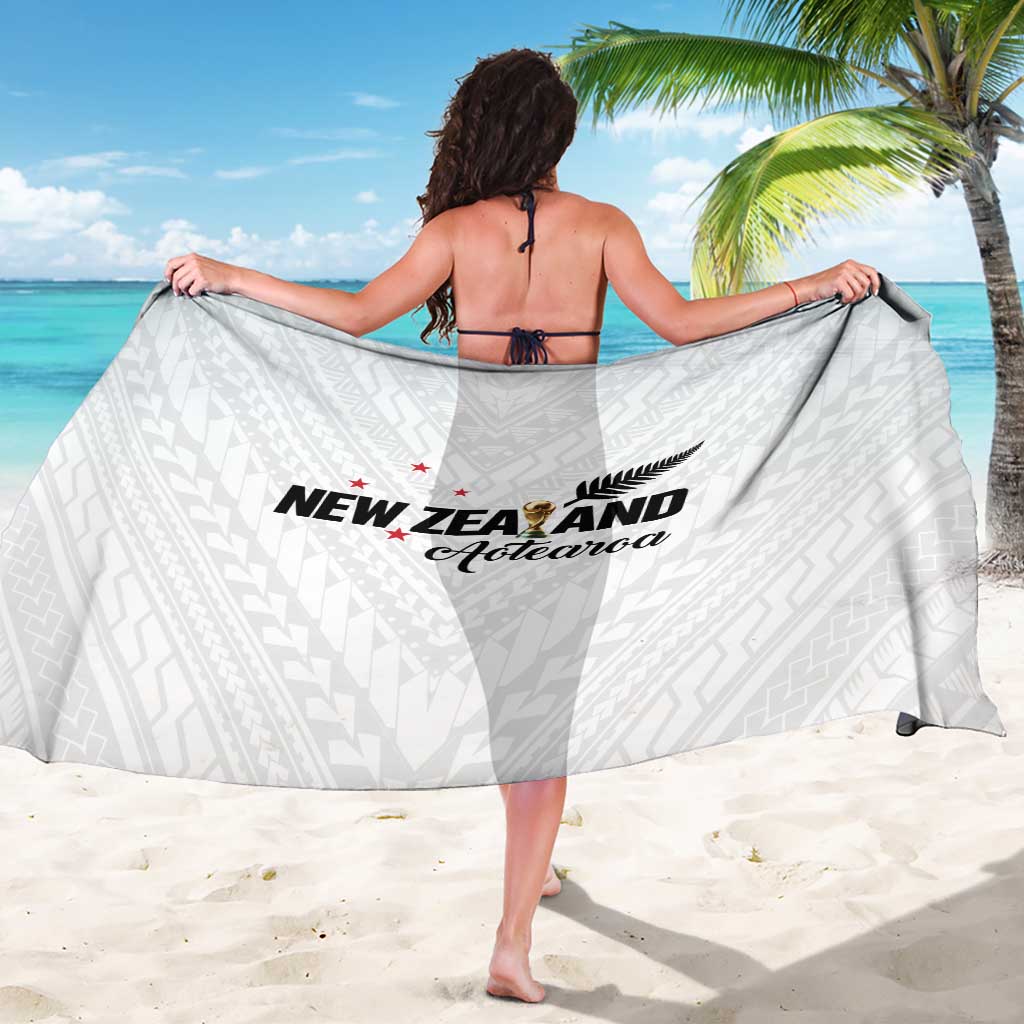Football New Zealand Sarong Aotearoa United White Version - Aussie Hoodie