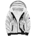 Custom Football New Zealand Sherpa Hoodie Aotearoa United White Version - Aussie Hoodie